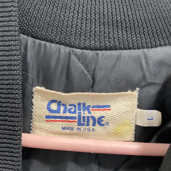 RARE Vintage Chalk Line Portland Trailblazers Starter Style Spellout Jacket - Picture 6 of 10